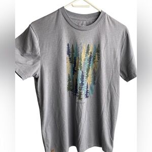 Tentree t-shirt tree blend organic cotton grey medium